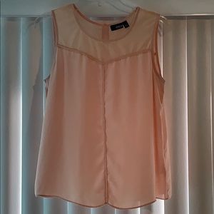 Sleeveless chiffon blouse